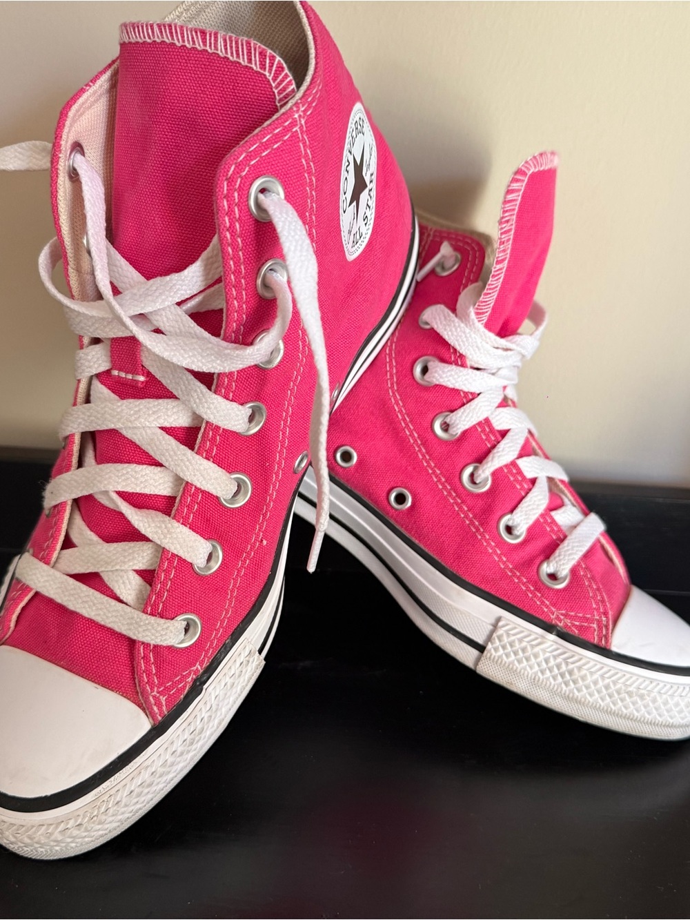 Converse Chuck Taylor All Star High Top Sneakers Pink Canvas Women’s 8 Men’s 6